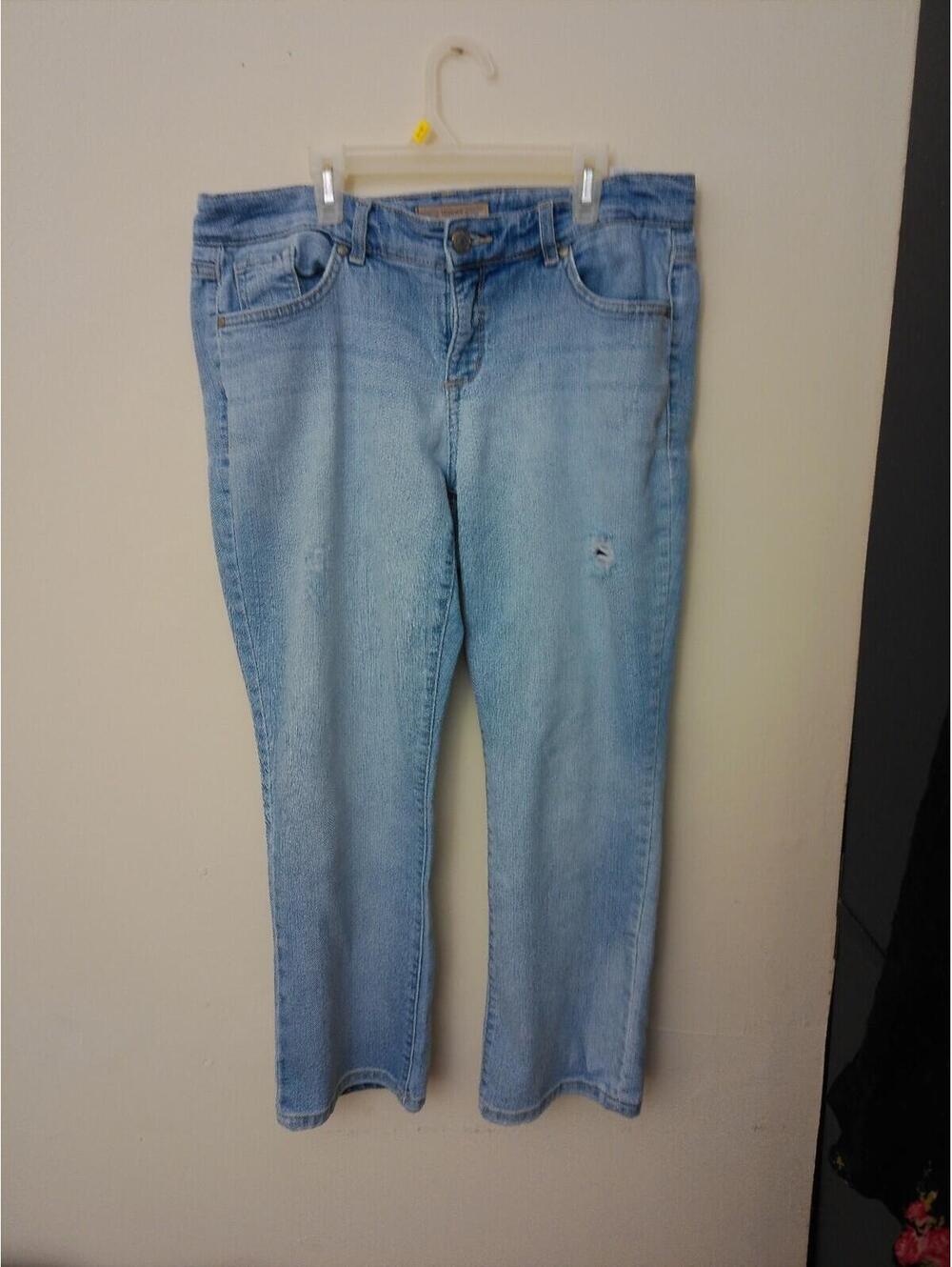 Vintage America Blues Jeans Womens Light Wash Blue Size‎ 8/29 Distressed